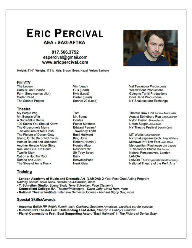 Eric Percival Resume